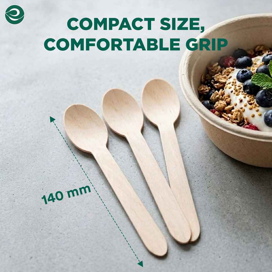 Eco Soul 140mm | 50 Count | Disposable Spoon