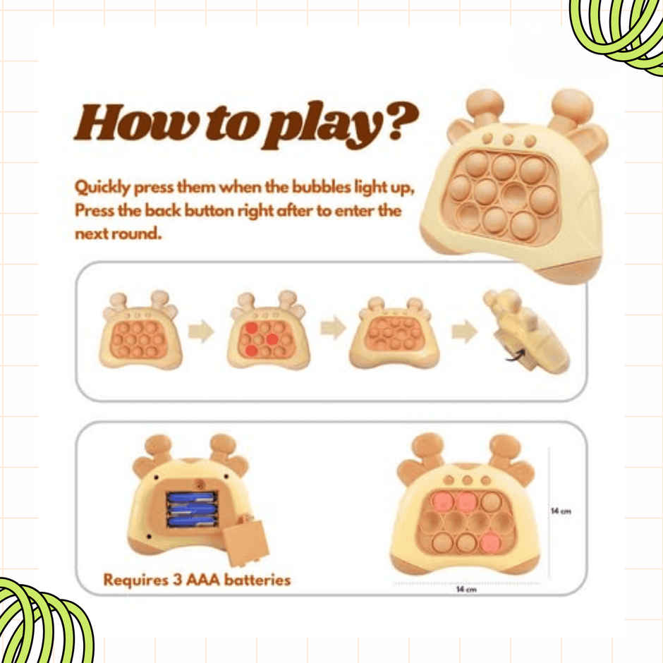 Toytales Pop It Pro | Quick Push Game |Toys For Kids | Puzzle Game | Gift For Kids