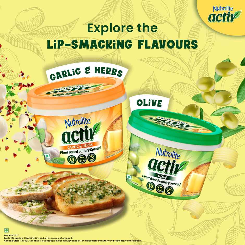 Nutralite Activ Plant Based Buttery Spread - Olive