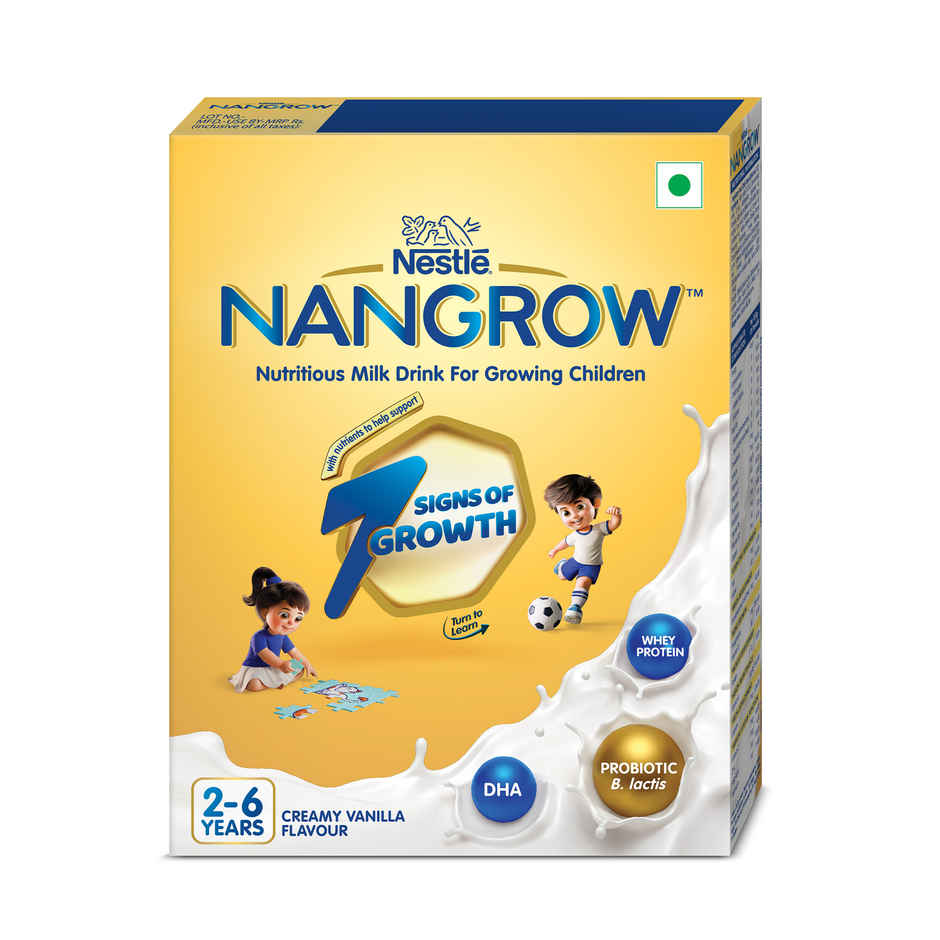 Nestle Nangrow Vanilla Drink Mix | For 2 - 6 years Kids