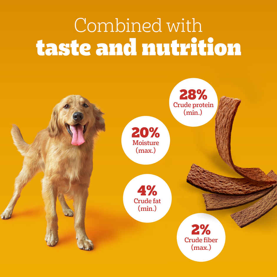 Pedigree Adult Tasty Jerky Chicken Flavour Dog Treat Combo