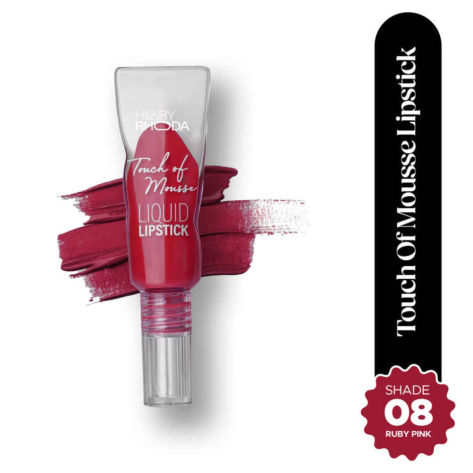 Touch Of Mousse Lipstick Vegan | Ruby Pink | Shade 08