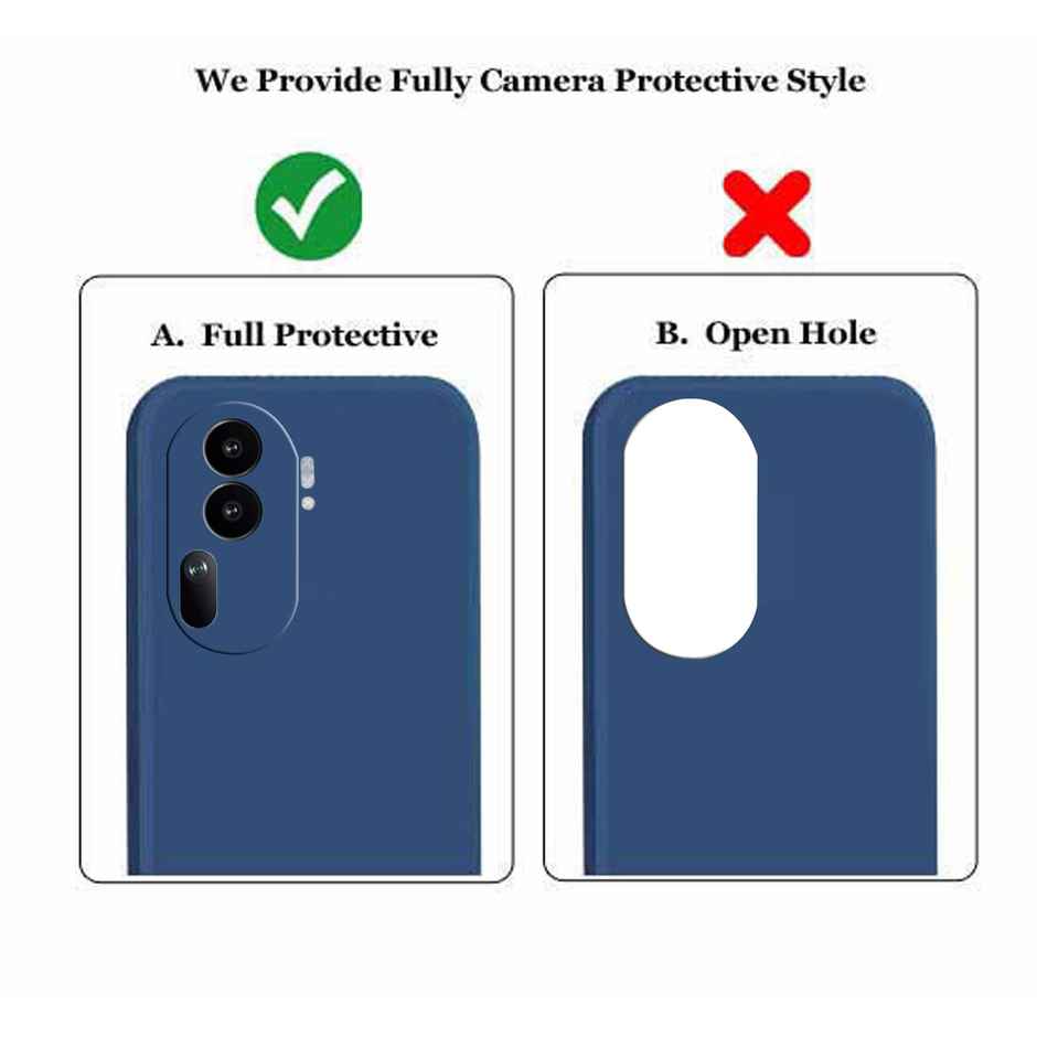 Artistque Case for Oppo Reno 11 Pro 5g Back Cover - Plain Liquid Silicone Cover