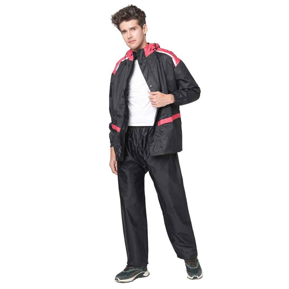 Citizen Reversible Series Raincoat With Pant Black - CR017-XL