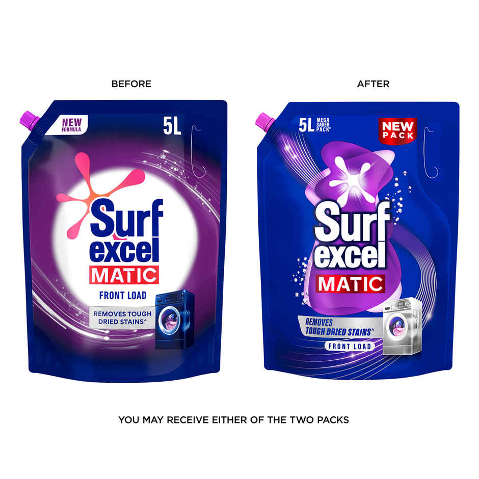 Surf Excel Matic Front Load Detergent Liquid | Pouch