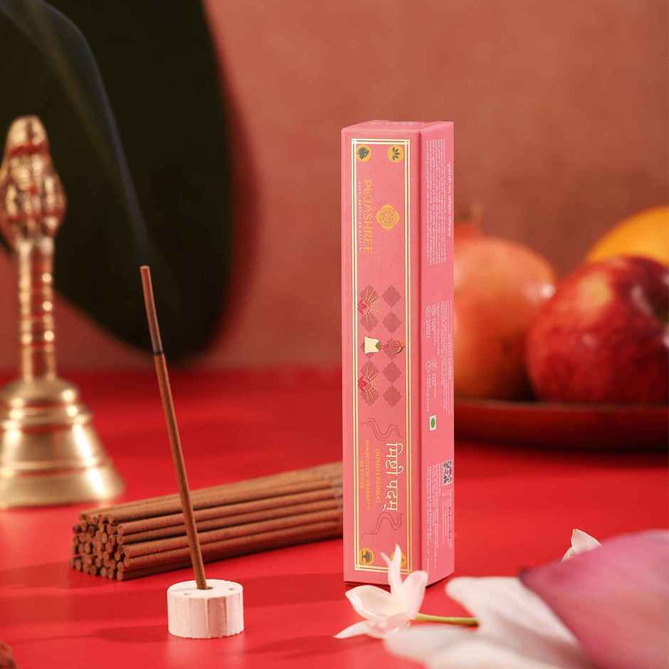 Pujashree Bambooless Agarbatti Mishti Padma | 4 Inches