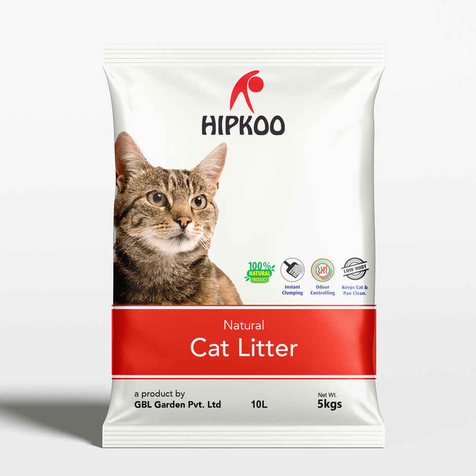 Hipkoo Advanced Natural Clumping Cat Litter Sand| 99% Dust Free