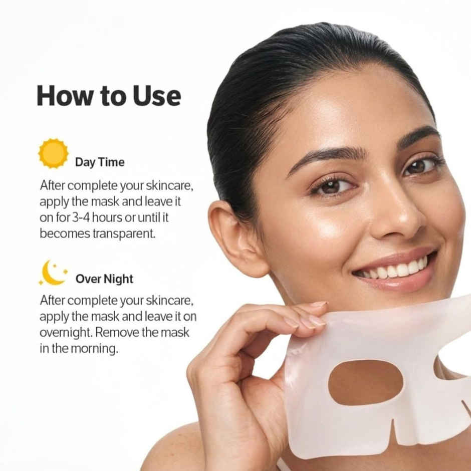 Pikwin Bio Collagen Face Sheet Mask | Korean Glass Skin Anti Aging Formula