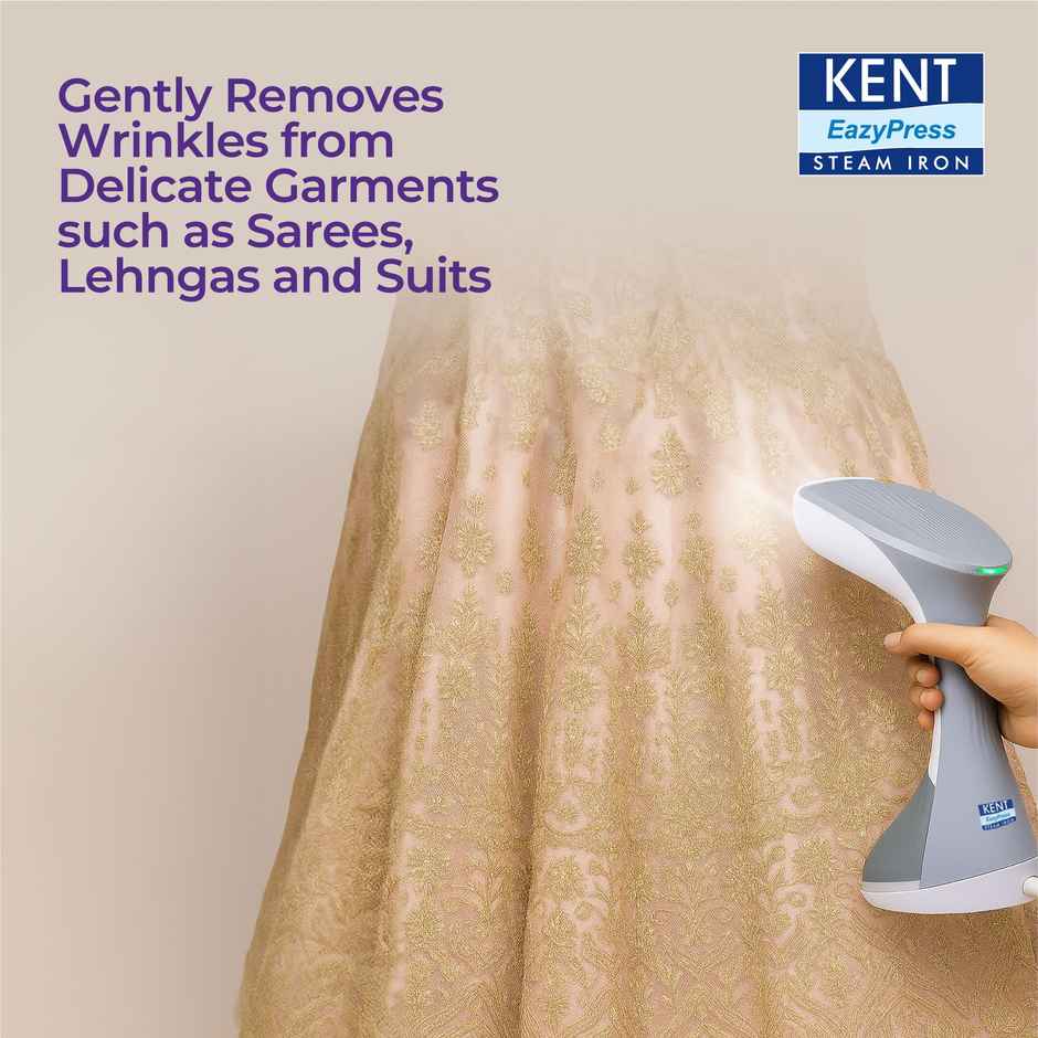 Kent Swift Handheld Garment Steamer 1300 Watts | 260 ml Detachable Tank