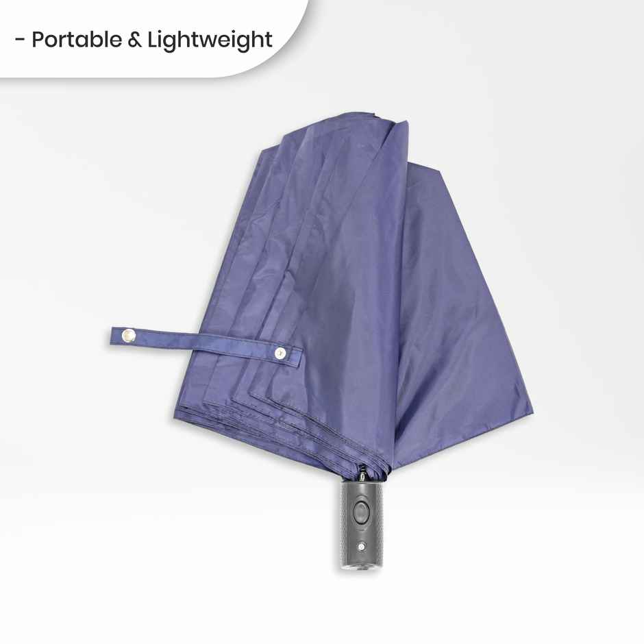 EUME Leatrix Lemon Umbrella Auto-Open | Navy Blue | Canopy 42 Inch | 21 Inch | 2 Fold