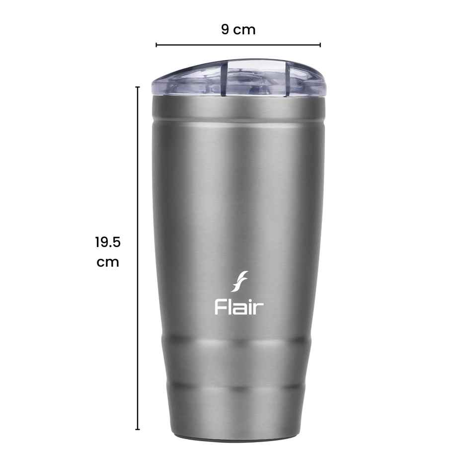 Flair Moka Vacuum Insulated Coffee Mug | Stellar Grey | 500 ml