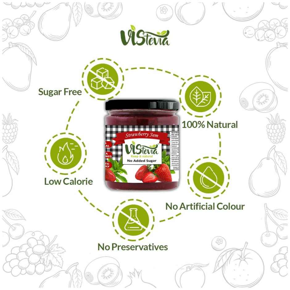 Vistevia Sugar Free Strawberry Jam