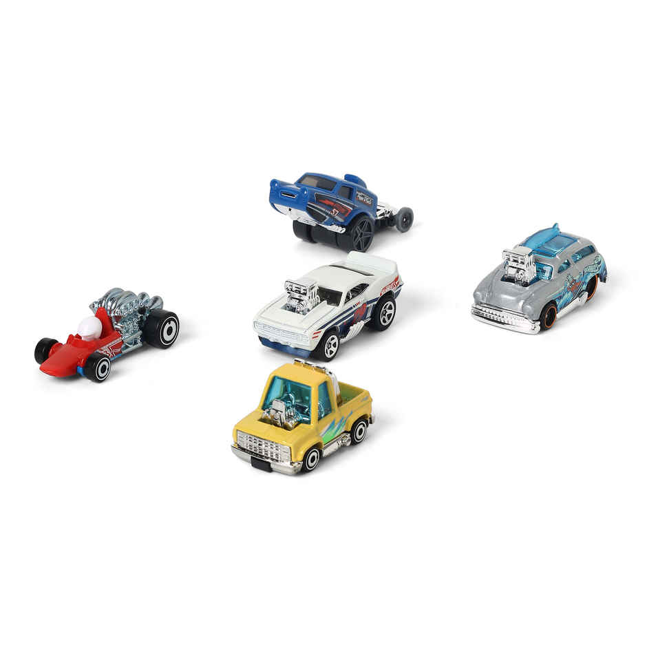 Hot Wheels 5-Car Pack of 1:64 Scale Vehicles TOONED