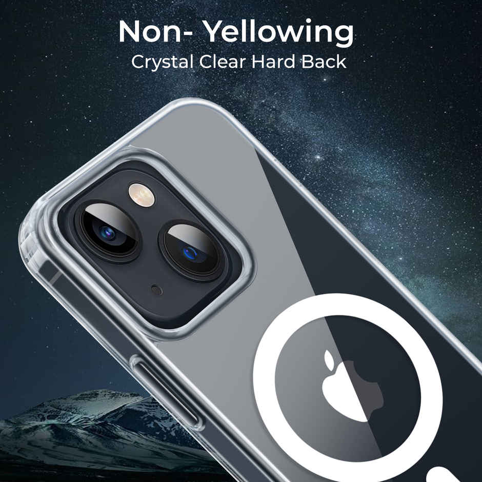 Artistque Case for Iphone 13 - Iphone 14 Back Cover - Transparent Clear Magsafe