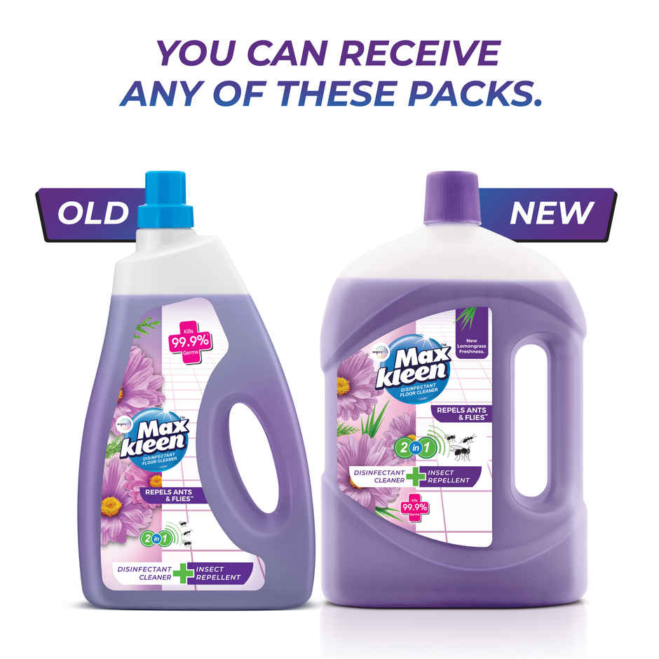 Maxkleen Lemongrass Freshness 2in1 Repellant + Disinfectant Floor Cleaner | Can