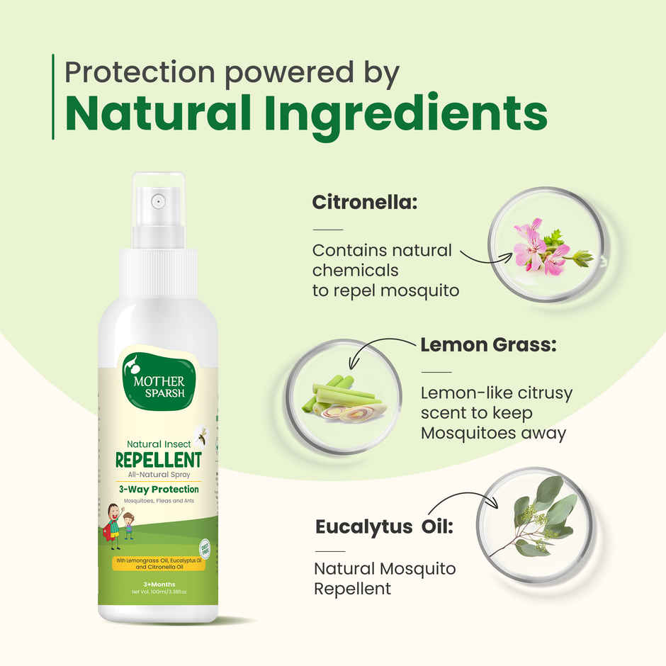 Mother Sparsh Natural Insect Repellant Spray