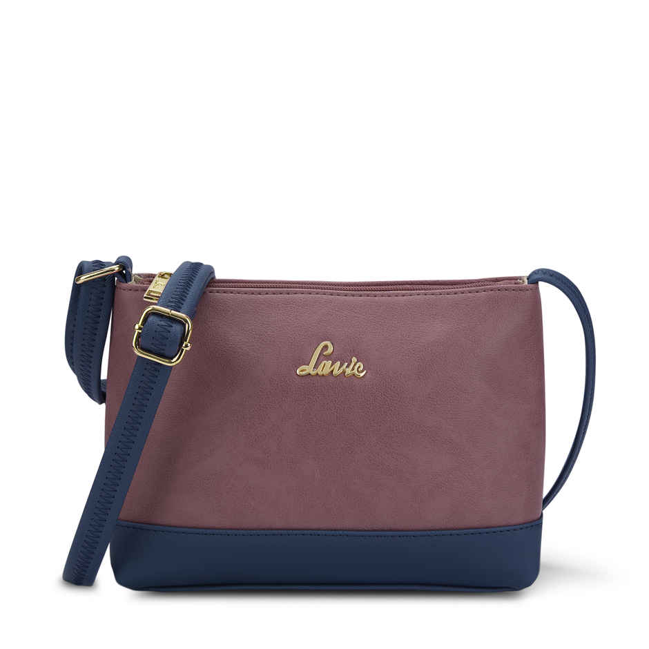 Lavie Women's Taya Cross Body Sling Bag | Ladies Purse Handbag | Dark Pink