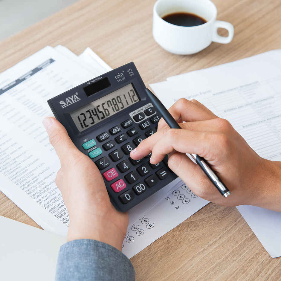 Saya Calsy Check & Correct Desktop Calculator | Classic Calculator for Office & Business