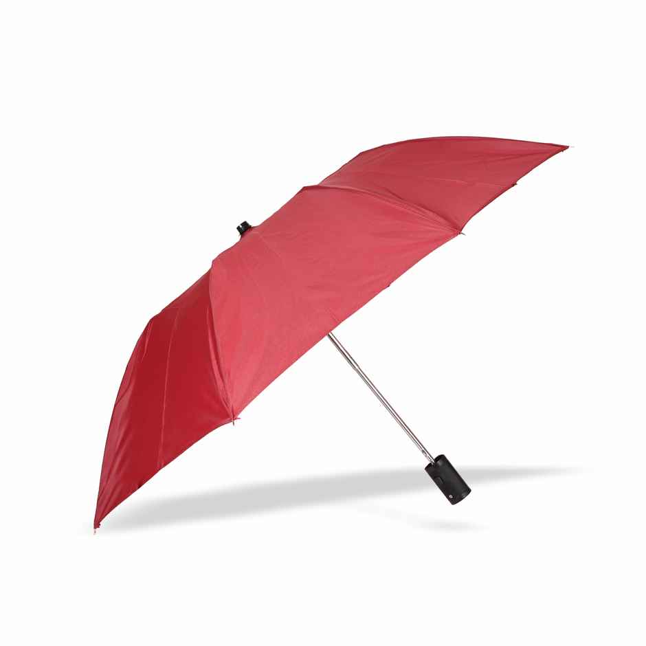 EUME Leatrix Auto-Open Lemon Umbrella | Maroon | 21 Inch | 2 Fold