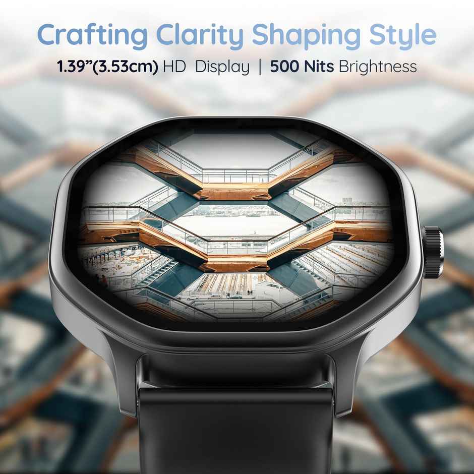 Pebble Hive 1.39 in Smartwatch | HD Octa Display, BT Calling, Health Suite & World Clock