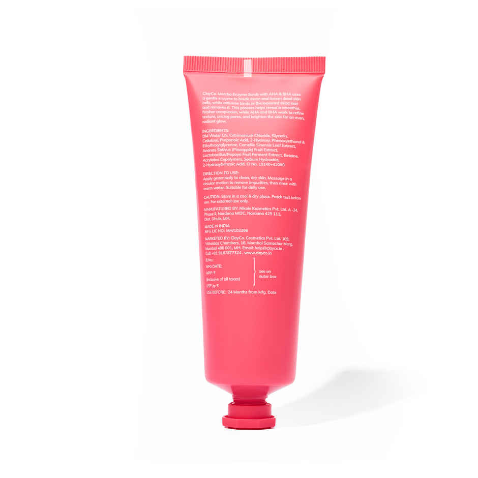 Clayco Matcha Enzyme Scrub For Dead Skin Removal