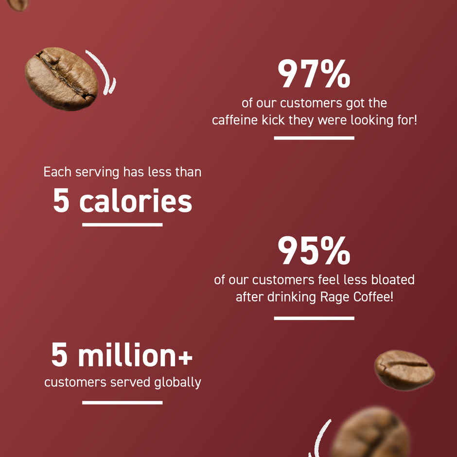 Rage Coffee Dark Chocolate Flavour - Premium Arabica Instant Coffee