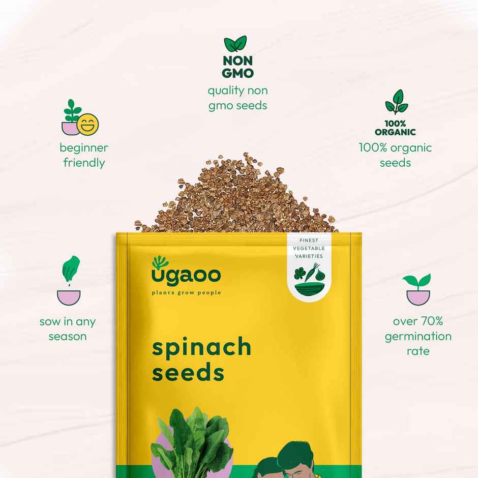 Ugaoo Spinach Seeds (Palak)