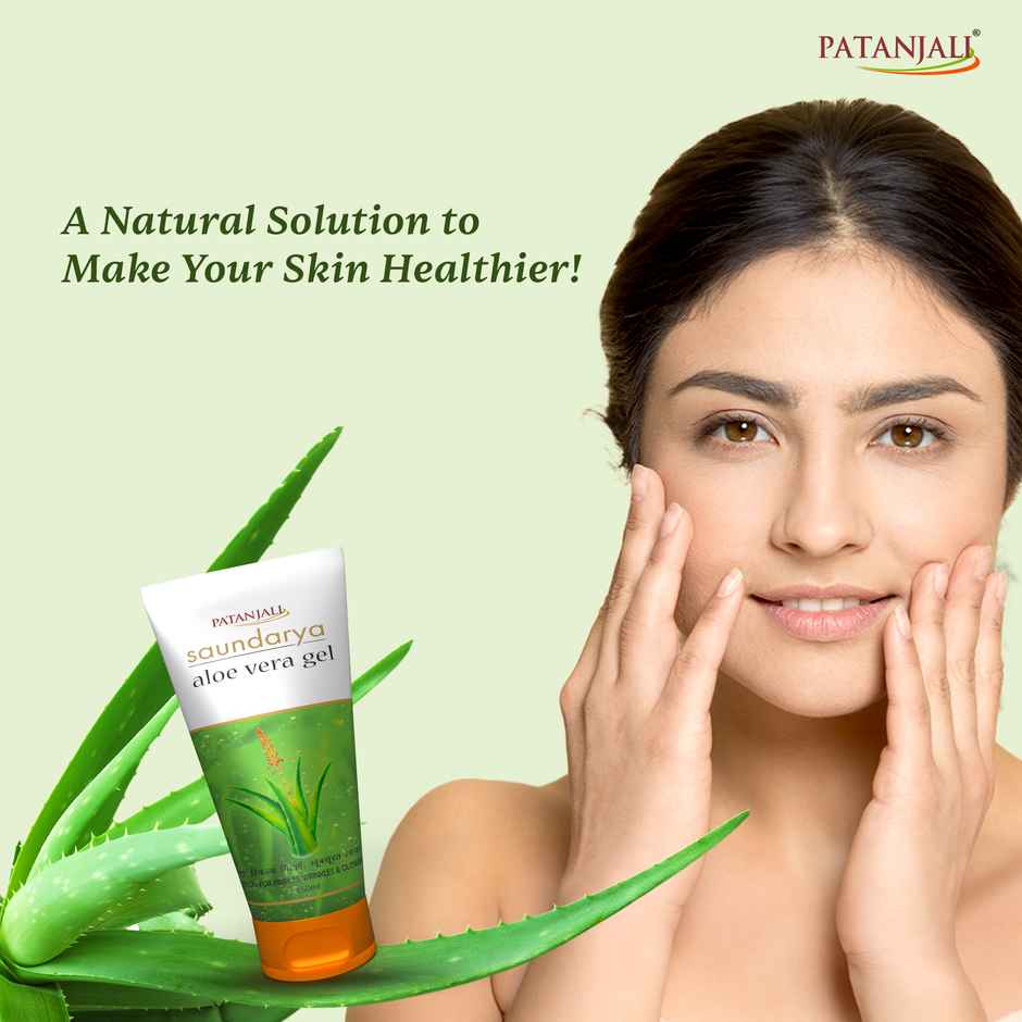 Patanjali Saundarya Aloe Vera Gel- Anti Acne, Anti Wrinkle, Skin Hydration