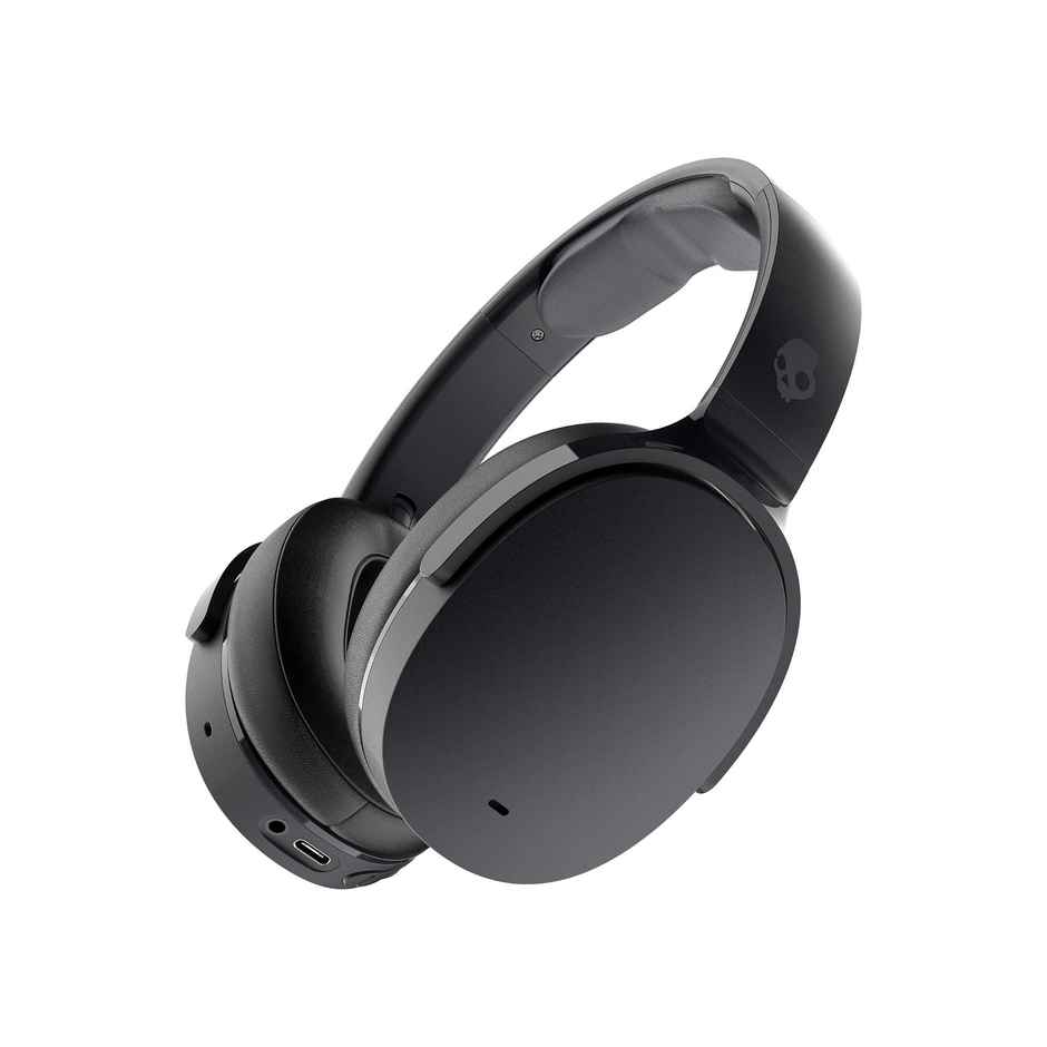 Skullcandy Hesh Anc Wireless Over-Ear Headphones, Active Noise Cancelling, Wireless Charging- Black