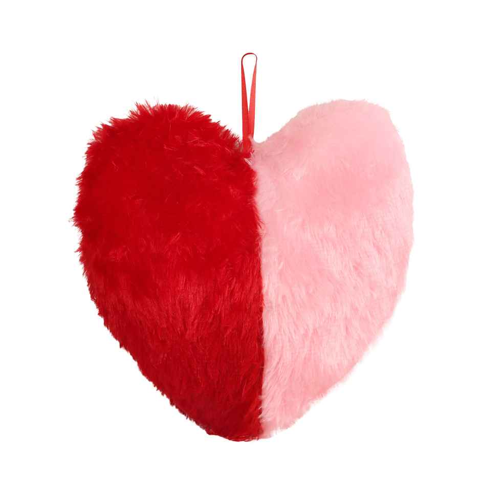 Dearjoy Pink and Red Heart Pillow 35 cm
