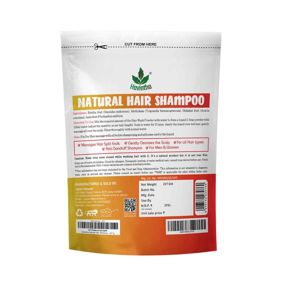 Havintha Natural Hair Shampoo