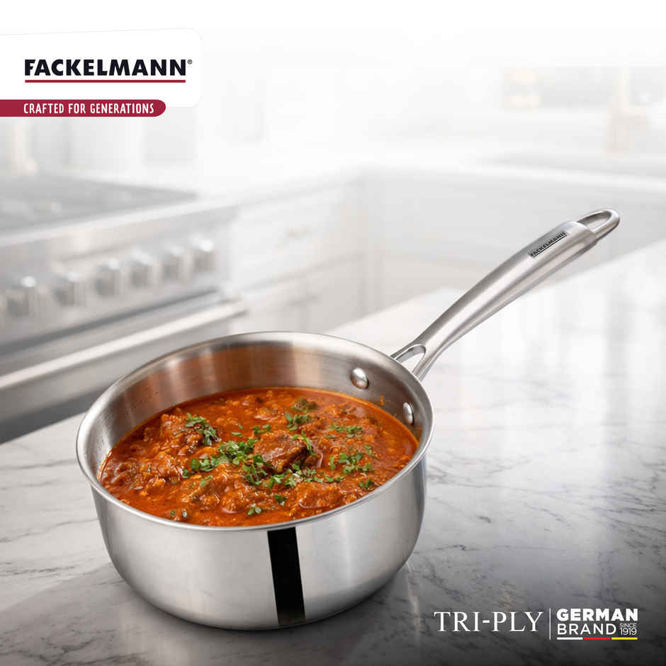Fackelmann Stainless Steel Triply Sauce Pan 16 CM