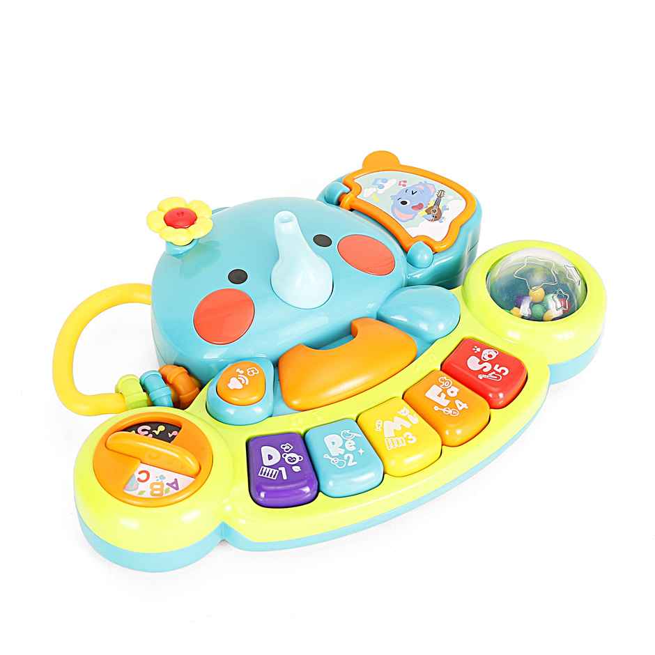 Hamley's Shooting Star Elephant Keyboard, 6M+, Multicolour