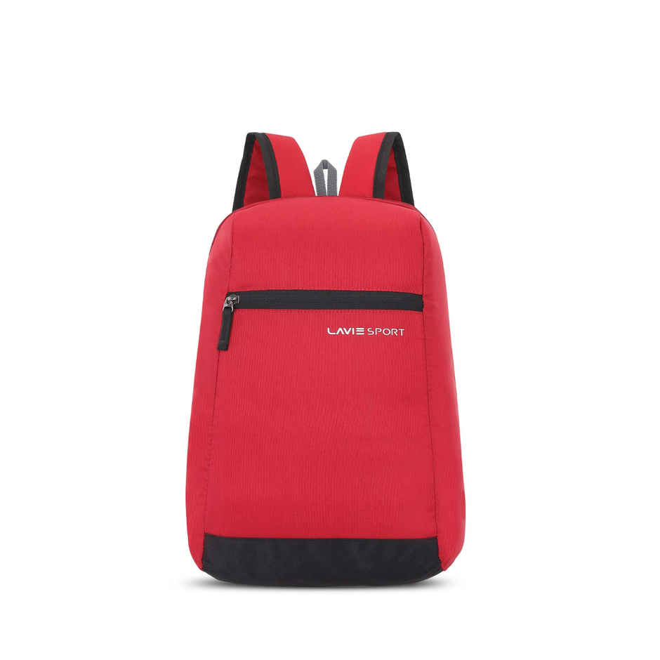 Lavie Sport Unisex Graphic Polyester 11 L Shoulder Handle Casual Backpack | Red