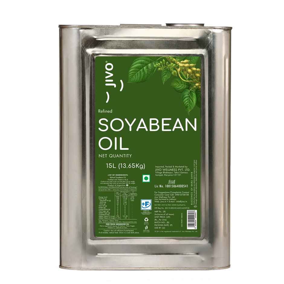 Jivo Refine Soyabean Oil Tin
