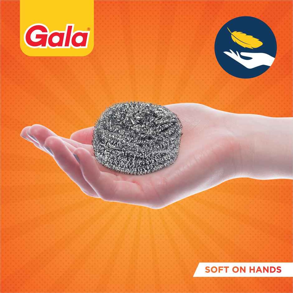 Gala Swash Card Utensil Scrubber Cleaner Stainless Steel Combo