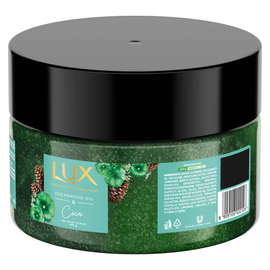 LUX Essence of Himalayas Cedarwood Oil & Cica Gel Body Scrub
