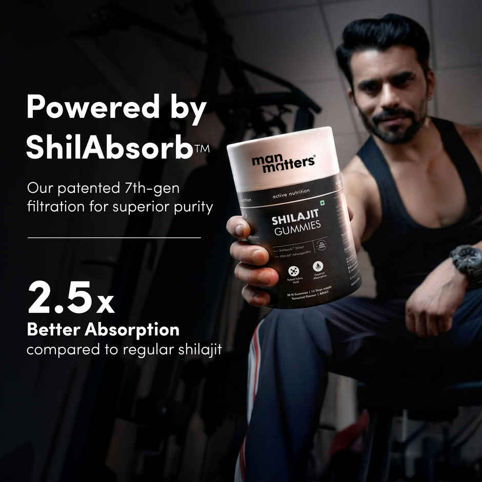 Man Matters Shilajit Gummies | 30 Gummies