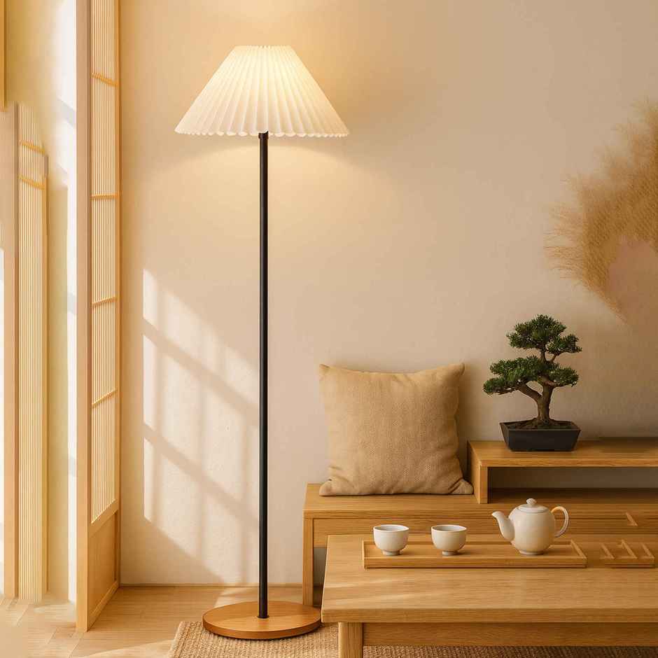 Homesake Modern Floor Lamp | Mid-Century Pole Lamp Light for Living Room | Bedroom Room Office