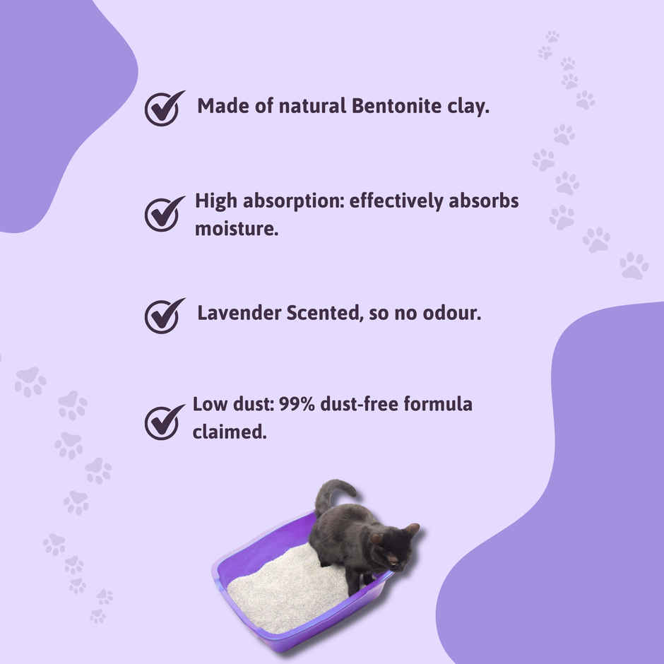 BearHugs Bentonite Cat Litter - Lavender Combo