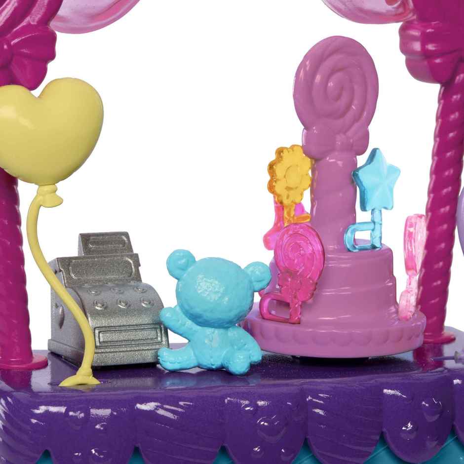 Barbie Chelsea Doll & Lollipop stand Playset with Accessories | 10 piece Toy Set from Barbie Movie
