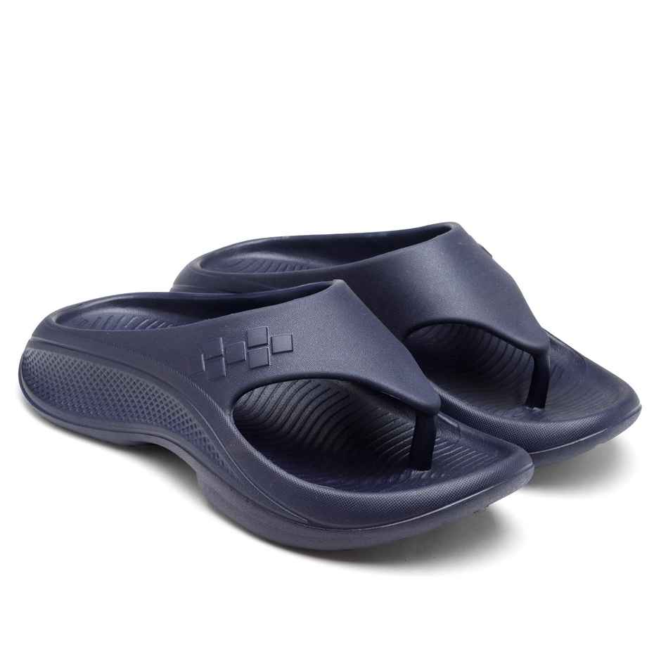 Asian Safari-01 Men Slippers Navy Blue (Size-10)