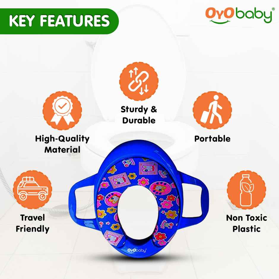 Oyo Baby Potty Seat For Potty Training Of Babies, Kids & Toddlers - Blue