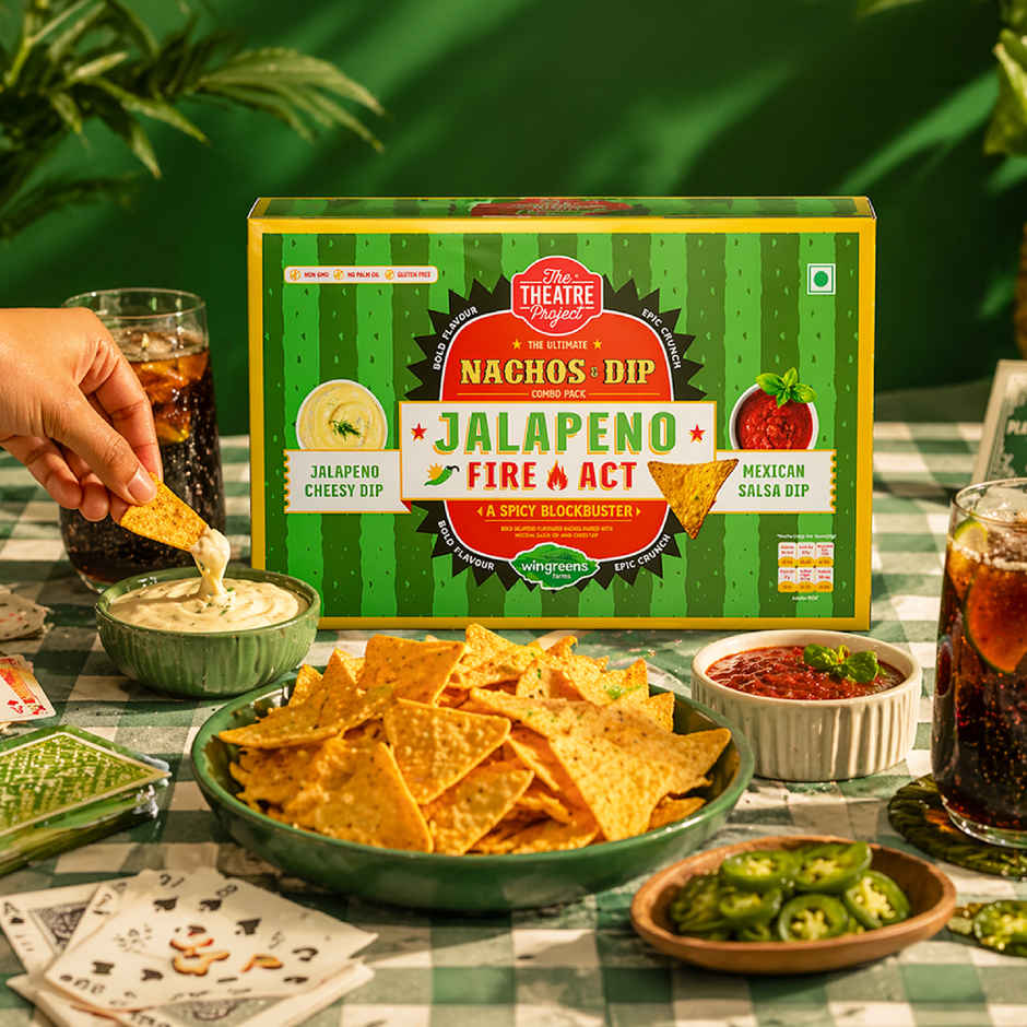 The Theatre Project Jalapeno Nachos with Cheesy & Salsa Dip