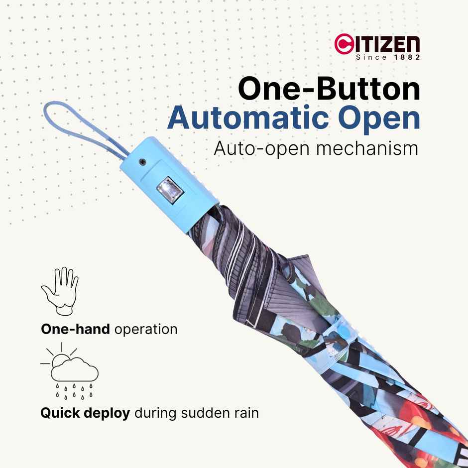 Citizen Auto Folding Kids Umbrella Avenger Print | 21 Inch | 2 Fold