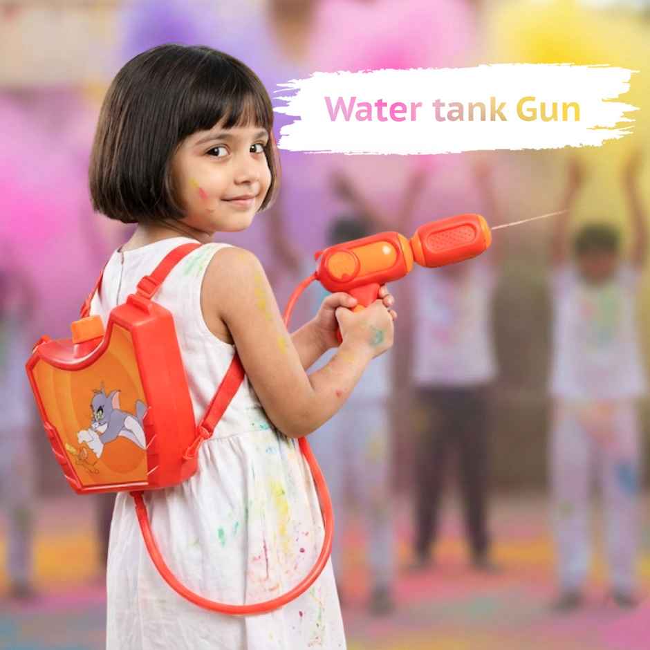 Tom and Jerry Holi Water Tank Pichkari | 1.25 L | Tomuncle
