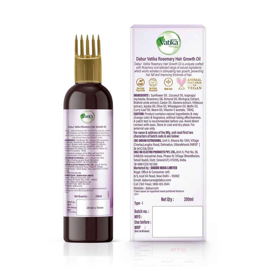 Dabur Vatika Rosemary Hair Growth Oil