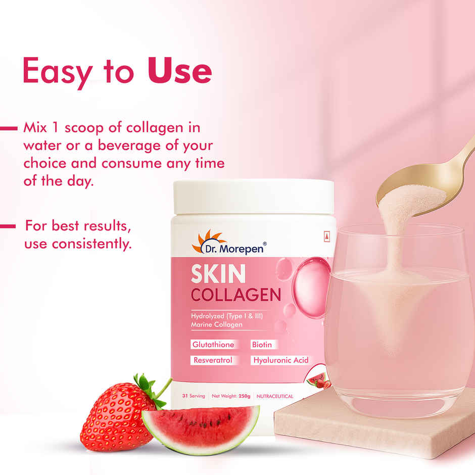Dr. Morepen Marine Collagen | Strawberry-Watermelon