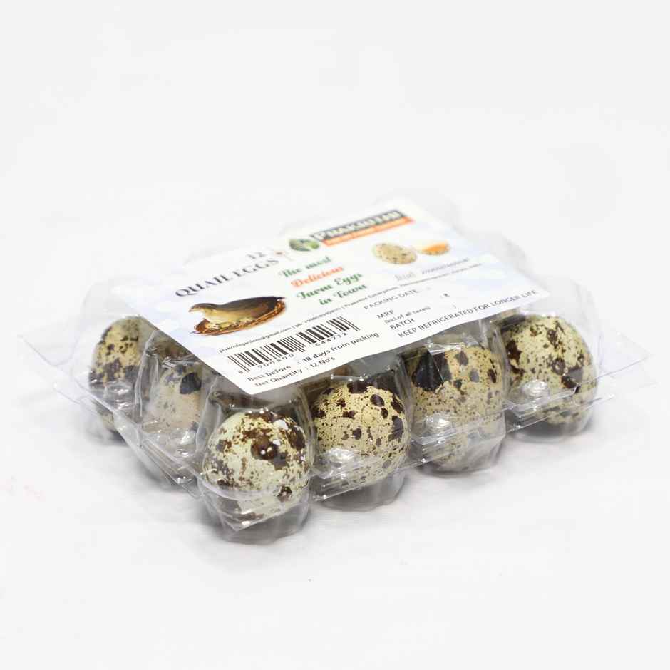 Prakrithi Quail Egg(Pack Of 12)