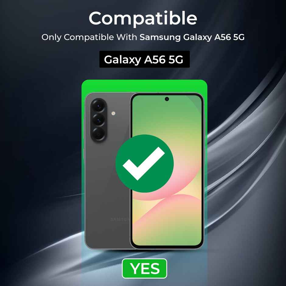 Artistque Case for Samsung Galaxy A56 Back Cover | Transparent Clear Magsafe Cover